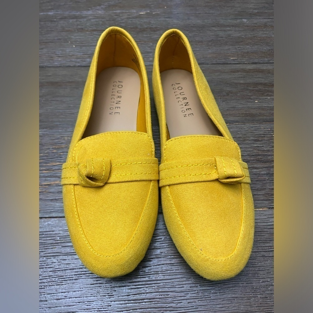 Journee Collection Womens Marci Width Slip On Round Toe Loafer Flats 8.5 - Picture 2 of 5